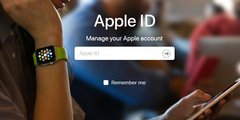 Apple ID login remove device apple id