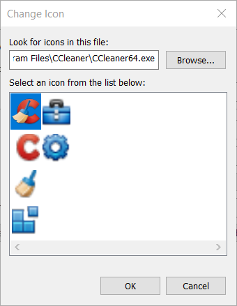 Change Icon window windows 10 blank icons