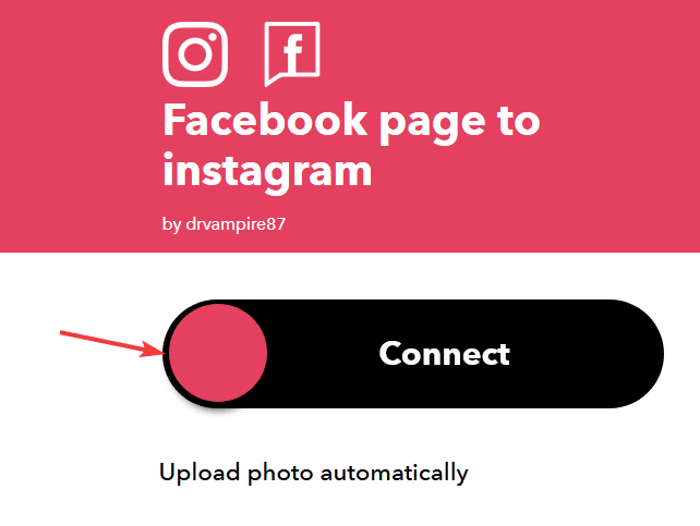 facebook page to Instagram share facebook post to instagram
