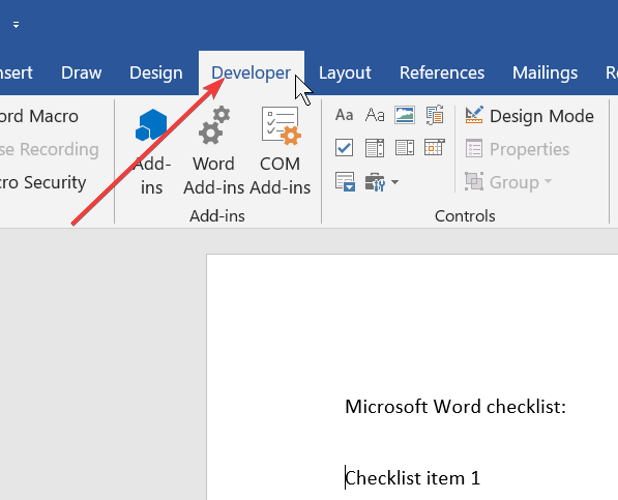 microsoft word add in development