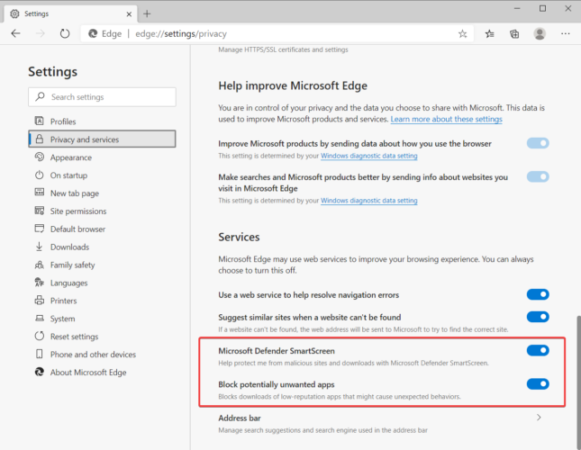 How to change Internet Options in Microsoft Edge