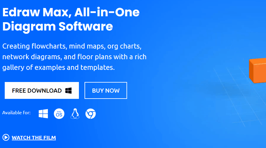 bezplatná alternativa edraw max pro Microsoft Visio pro Mac