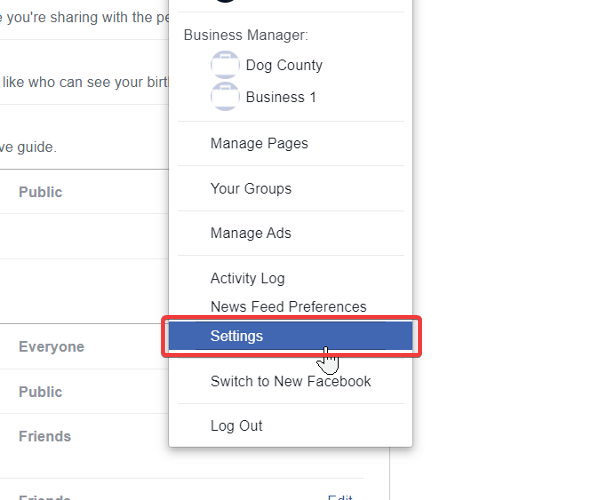 facebook-settings-screenshot-protection
