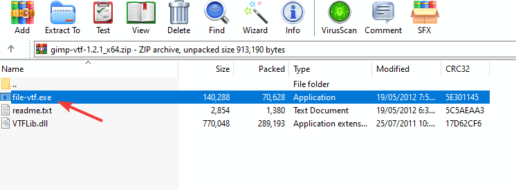 file-vtf.exe install gimp plugin