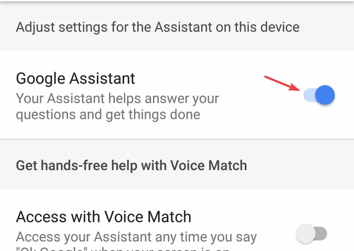 google assistant disable google assistant popping up