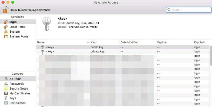 keychain access view saved wifi passwords iphone, android