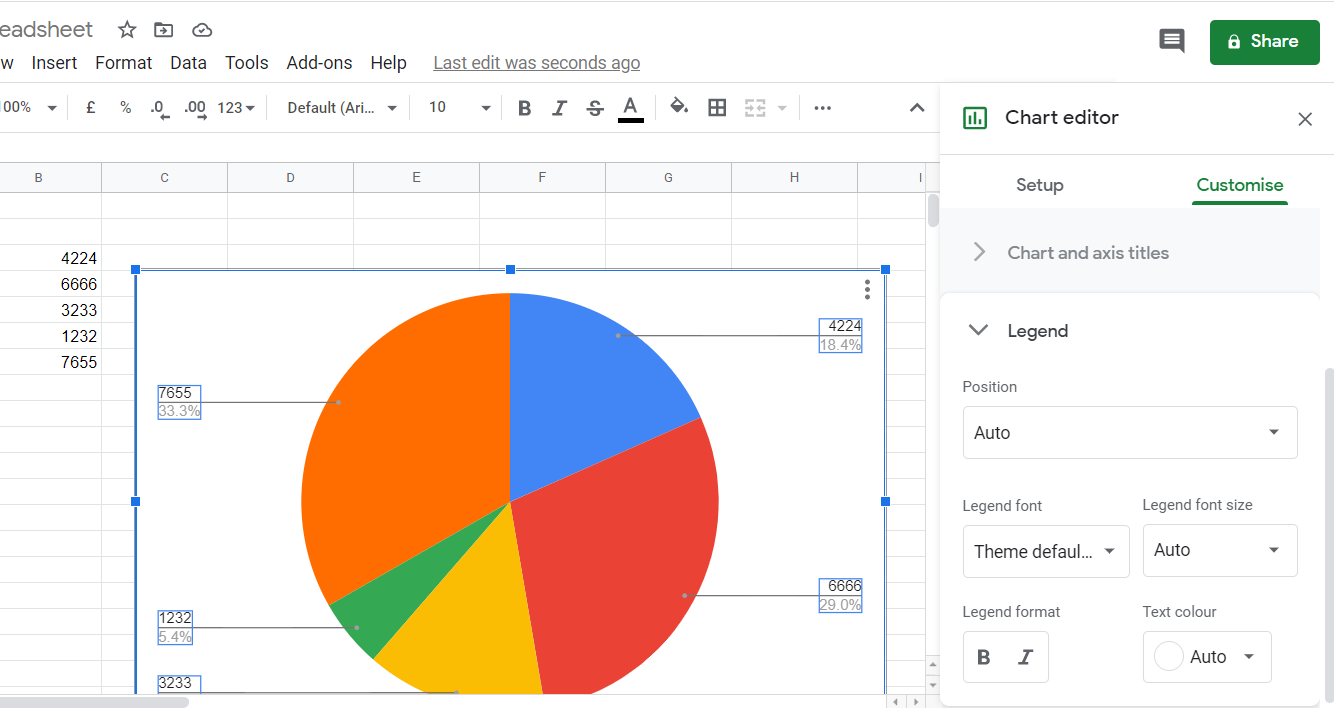 Legend text options add words legend in google sheets
