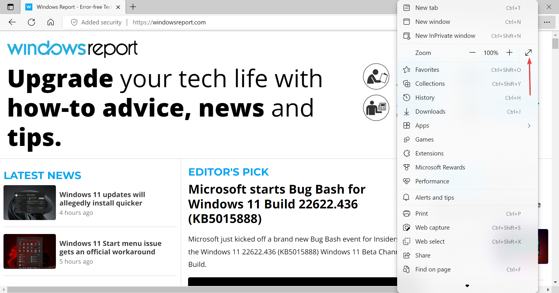 how-to-auto-hide-address-bar-in-microsoft-edge-full-screen-images