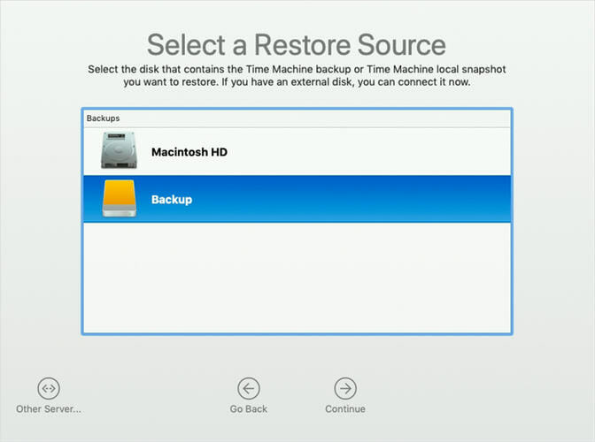 time machine resource source mac question mark folder
