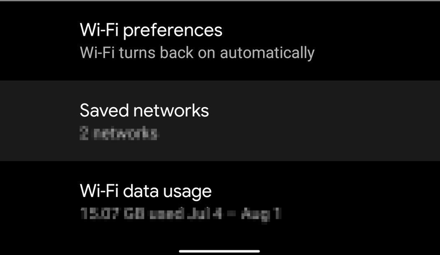 saved networks view saved wifi passwords iphone, android