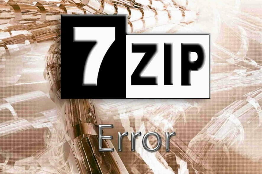 Fix 7-Zip Add Operation is not supported