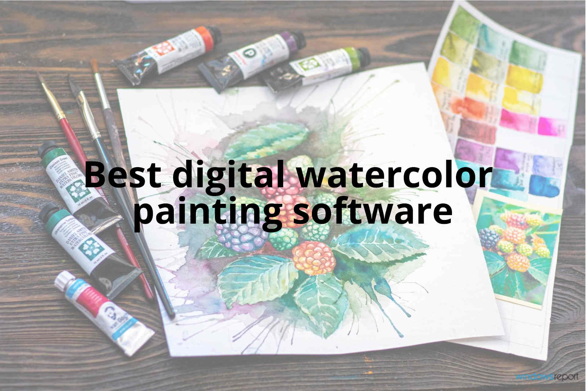 What are the best digital watercolor painting software