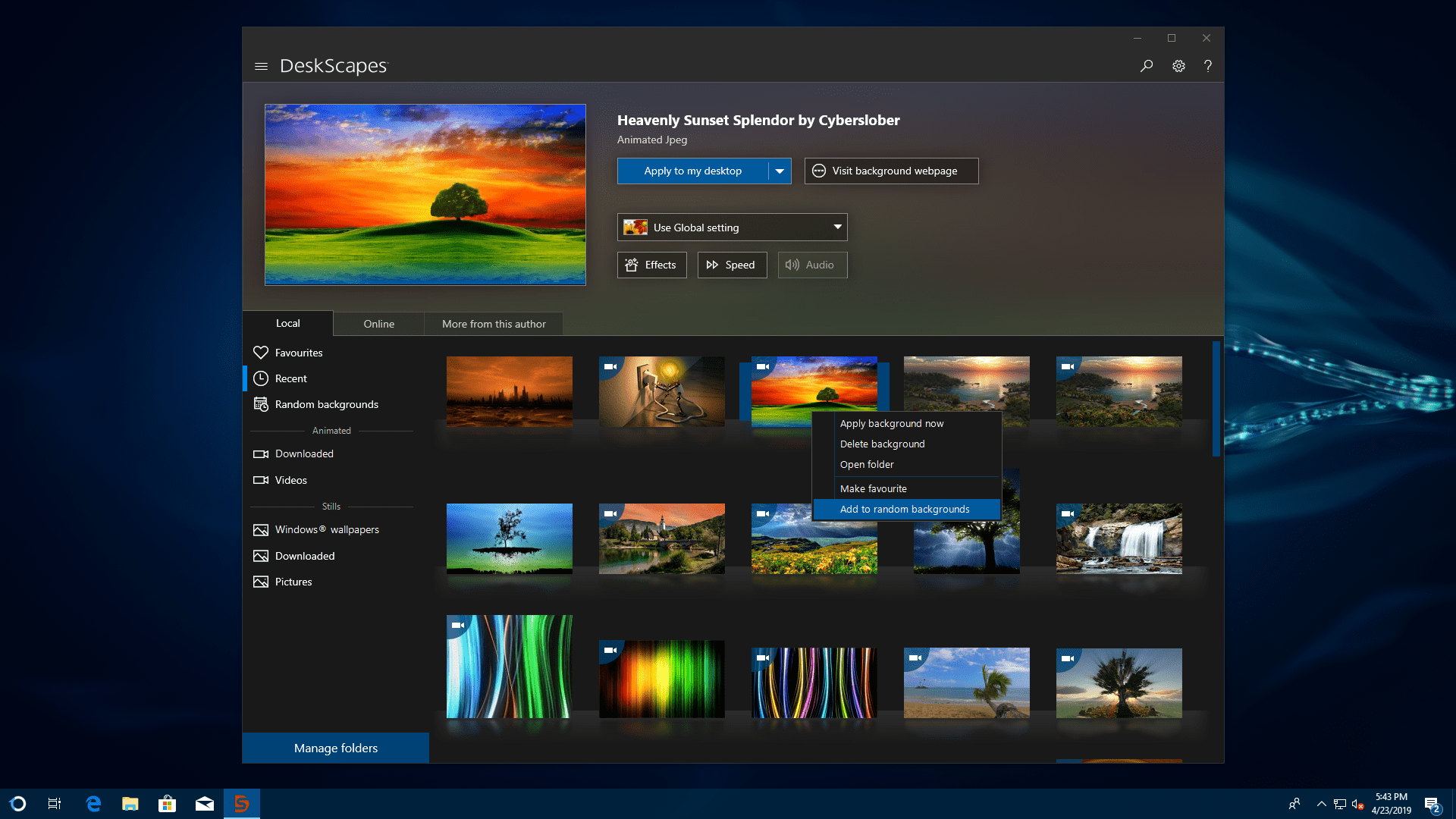 How to Set a Dynamic Wallpaper for Windows 10
