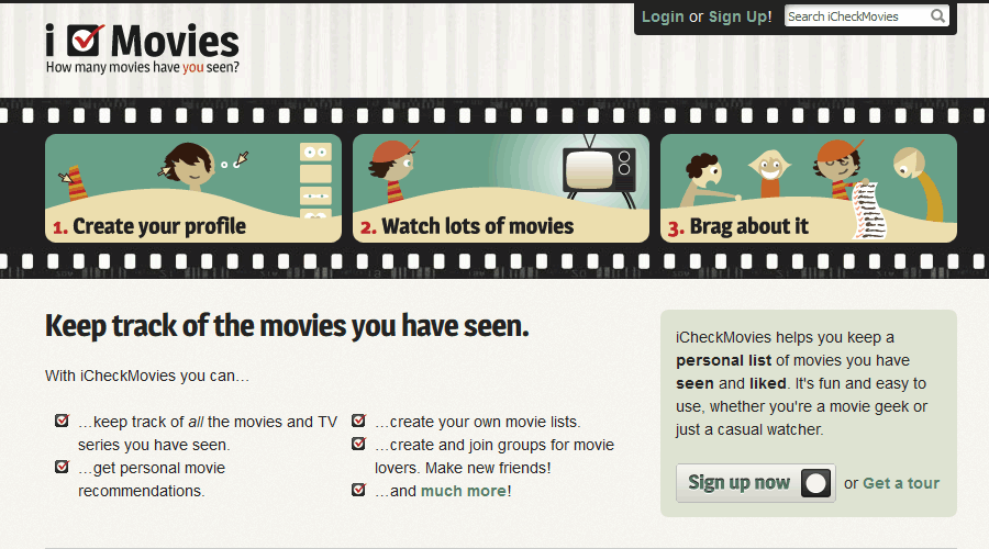 ICheckMovies keep track of movies watched