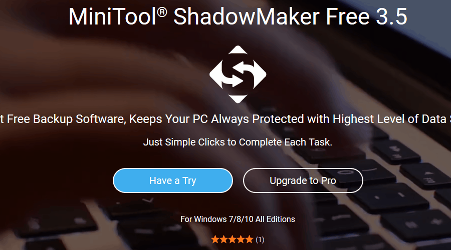 MiniTool ShadowMaker synology backup software