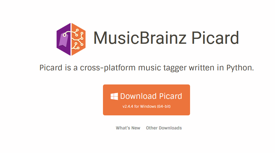Software MusicBrainz Picard para corrigir tags de música