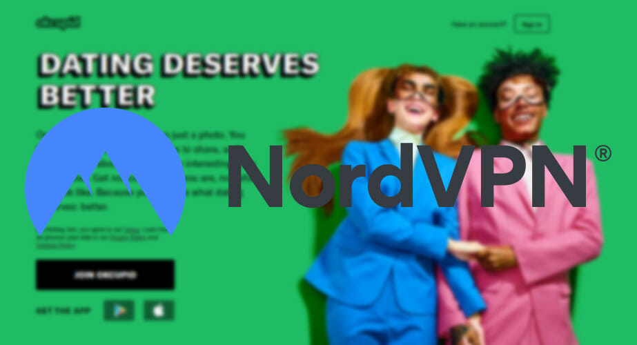 use NordVPN for OkCupid