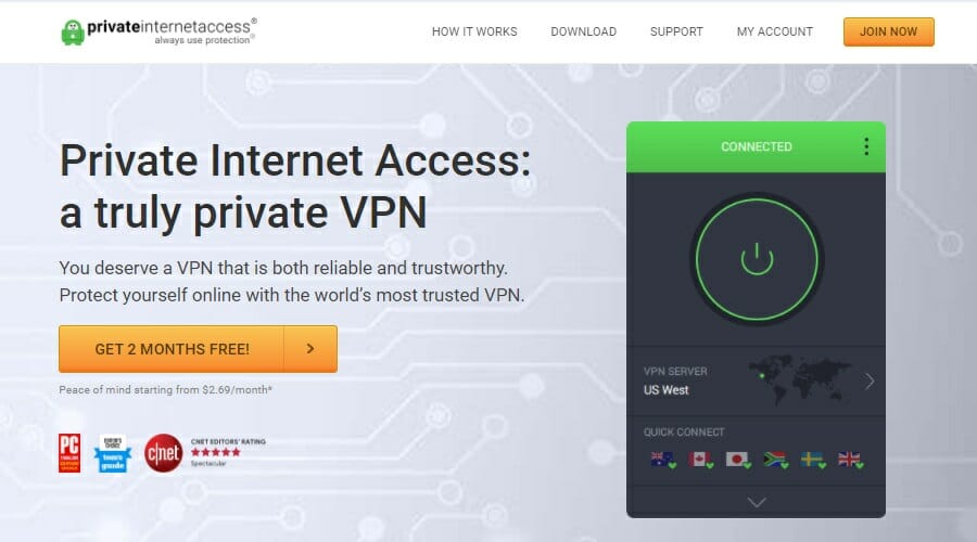 pia vpn download