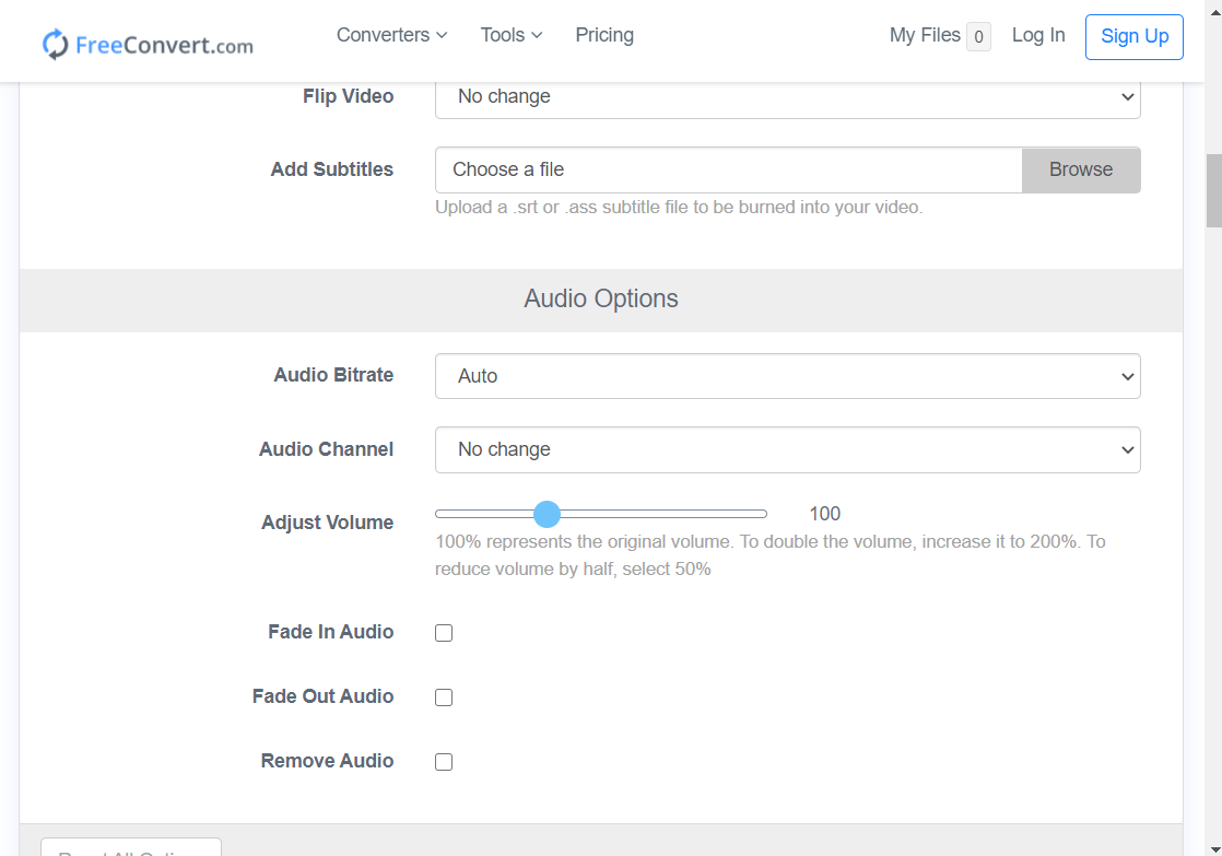 Adjust volume setting How to convert mp4 to wmv