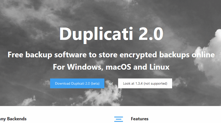 Duplicati 2.0 backup for FTP