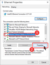 ethernet status shortcut windows 10