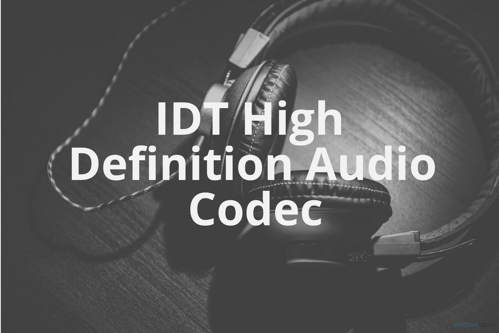 Fix idt high definition audio codec has a driver problem