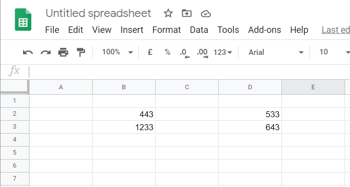 Dummy data How to swap cells in Google Sheets