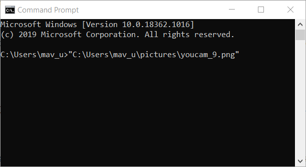 list files in command prompt windows 10