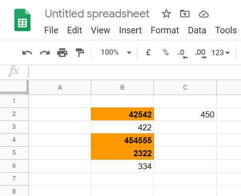 The orange and bold conditional formatting google sheets conditional formatting based on another cell