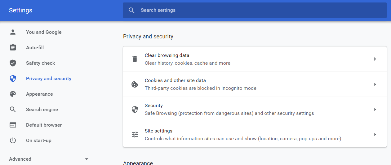Privacy and security tab emails stuck in outbox gmail