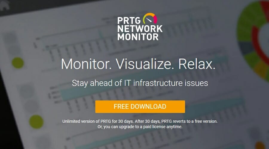 PRTG network monitor cloud monitoring tools