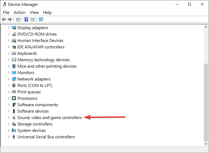 sound video game controller device manager