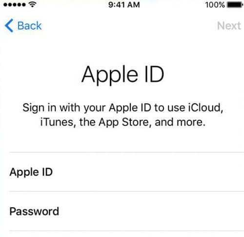 Apple ID login updating icloud settings stuck