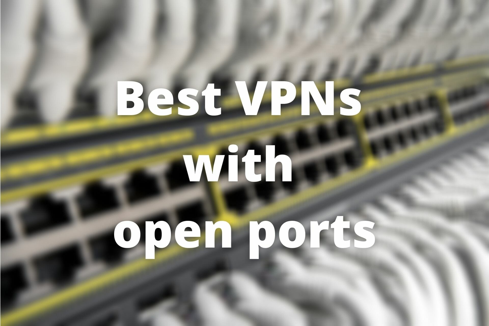 ports used by vpn