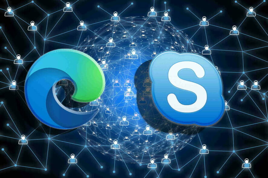 Edge offers native Skype Meet Now