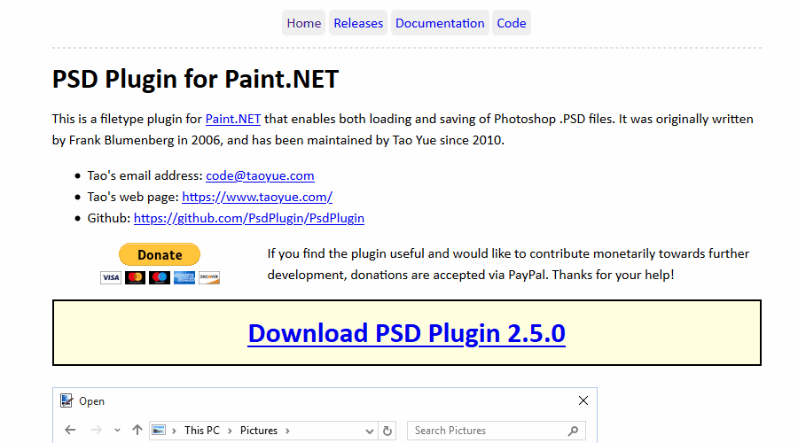 PSD Plugin for Paint.NET best paint.net plugins