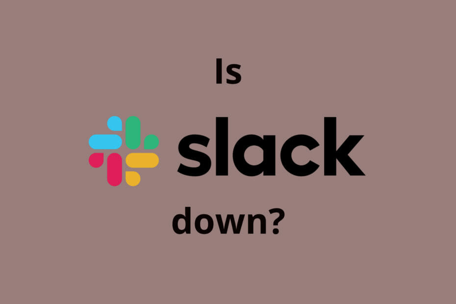 slack down right now