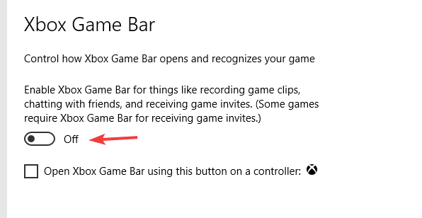 disable game bar xbox windows 10 app not getting party invites