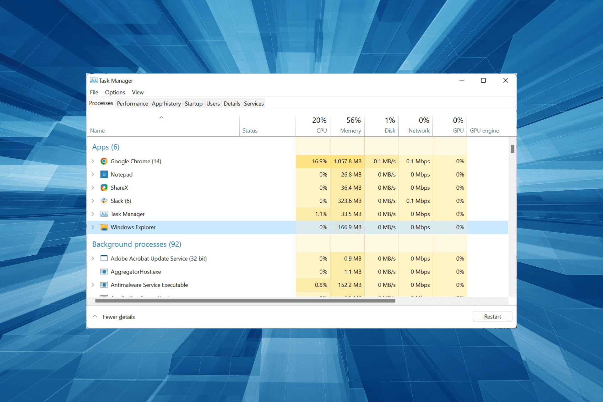 fix high cpu usage explorer.exe in windows 10