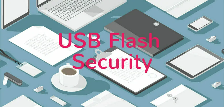 segurança flash usb