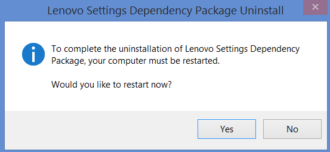 lenovo dependency package should i remove it