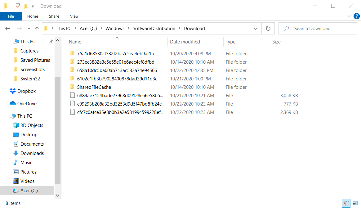 SoftwareDistribution Download مجلد كيفية حذف ملفات التنزيل في نظام التشغيل windows 10