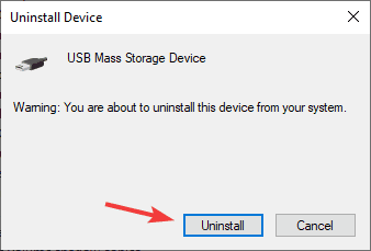 USB устройство за масово съхранение деинсталиране usb масово съхранение има проблем с драйвера