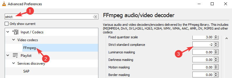 ffmpeg settings no audio after video conversion vlc