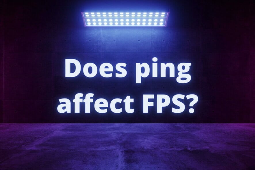 Can ping affect FPS