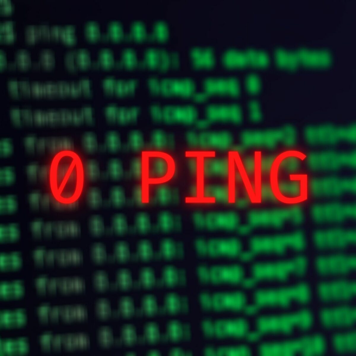 Je 0 Ping možné?