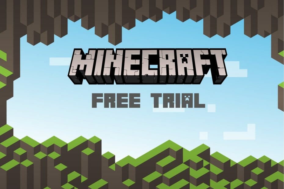 minecraft java edition free trial