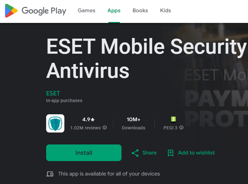 download eset mobile security
