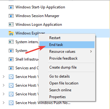 end task windows explorer windows 10 keeps resetting default browser