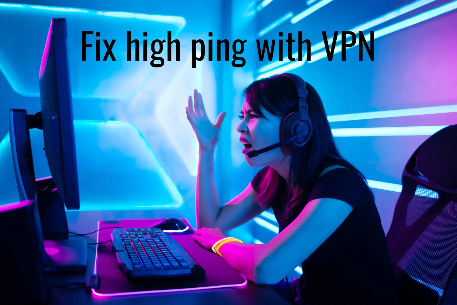fix high ping with VPN